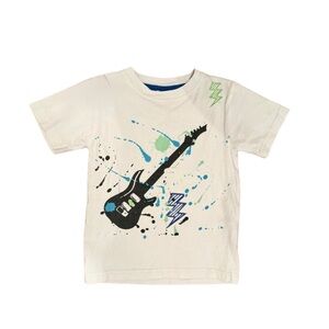 Mish boys guitar splatter t-shirt size 3 in excellent condition